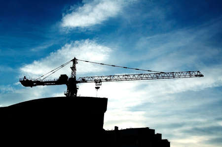 New building under constructionの写真素材