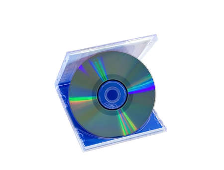 Compact disk and the caseの写真素材