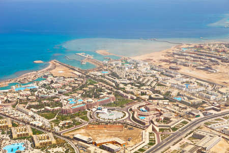 View from aircraftの写真素材