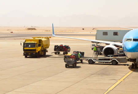 Prepare to flightの写真素材