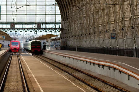 Train arrivalの写真素材