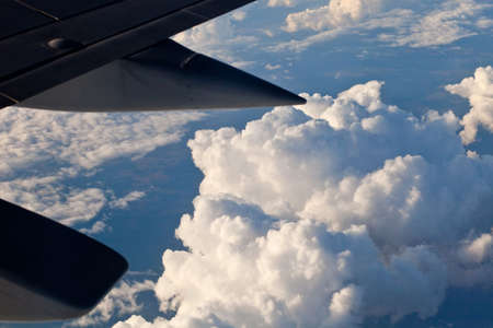 View from the planeの写真素材