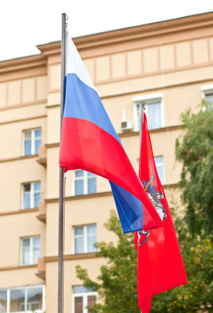 Russian flagの写真素材