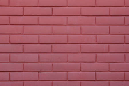 pink brick wallの写真素材