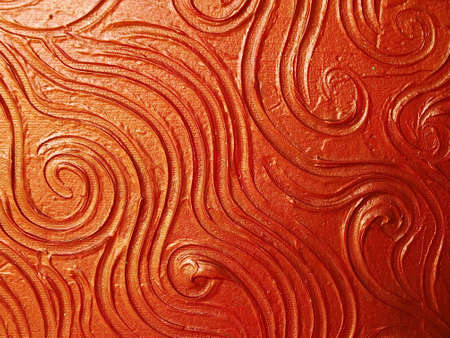 free- form design texture on red canvas backgroundの写真素材