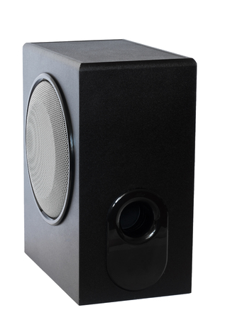 Subwoofer, Box - Container, Speaker, Black Color, Stereoの写真素材