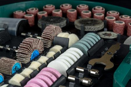 Grinding and polishing steel toolの写真素材