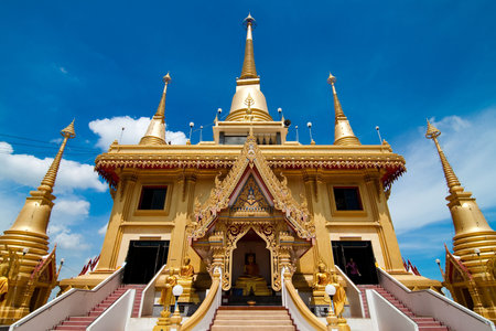Golden Temple at Wat Kiriwong, Thailand