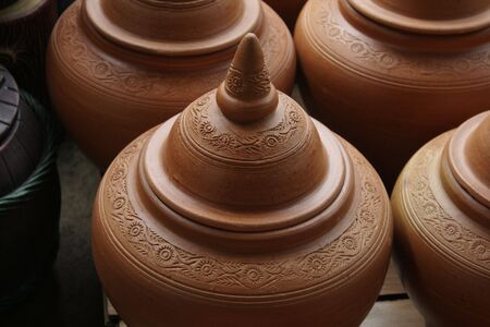 Pottery in Thailandの写真素材