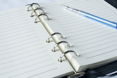 Notebook and pen 