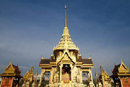 BANGKOK, THAILAND - APRIL 14  The Royal Cremation Ceremony of Prince Bejaratana Rajasuda...
