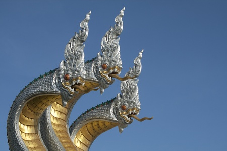 King of Nagas or Thai Dragonの写真素材