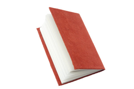 red book isolated on white