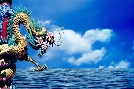Dragon king of the oceanの写真素材