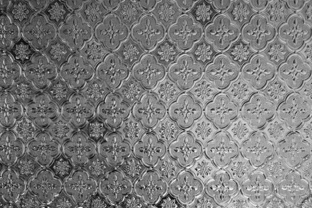 glass wall for background in thai styleの写真素材