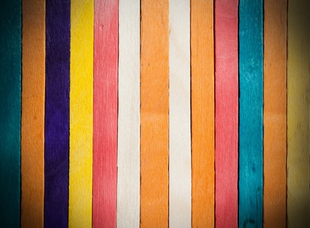 Colorful Wood Backgroundの写真素材