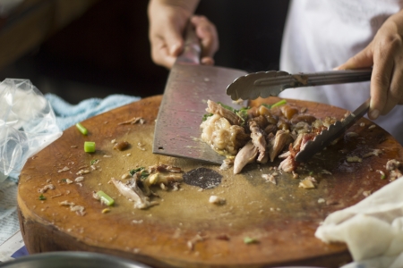 Pork leg with riceの写真素材