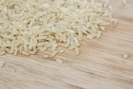 Pile of Brown Riceの写真素材