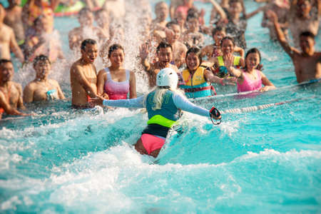 Fly board showのeditorial素材