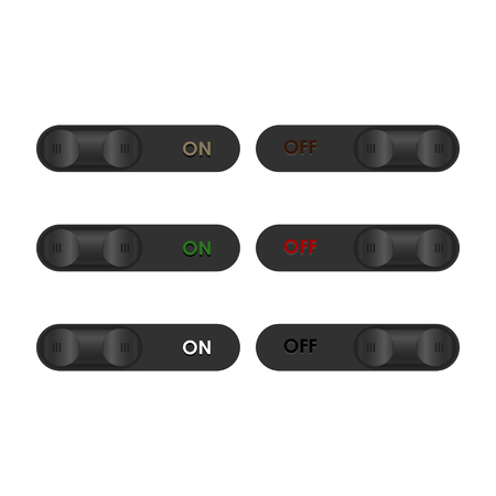 Toggle Buttonsのイラスト素材