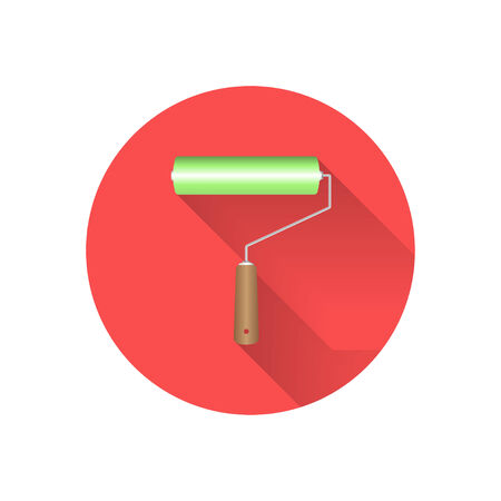 Paint Roller (LongShadow)のイラスト素材