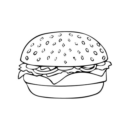 Hamburger symbolのイラスト素材