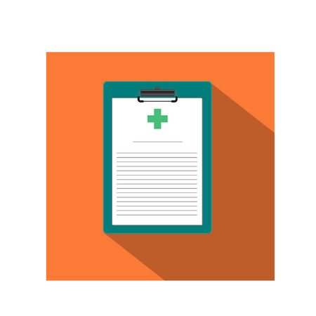 Medical Record Clipboardのイラスト素材