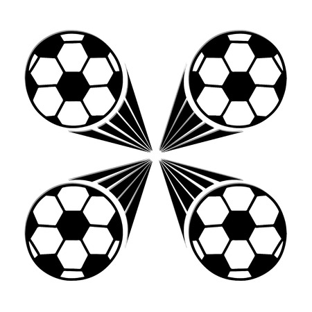 Soccer ballのイラスト素材
