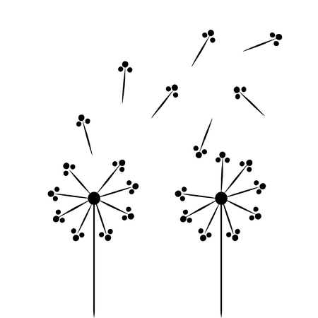Dandelion  Seedsのイラスト素材