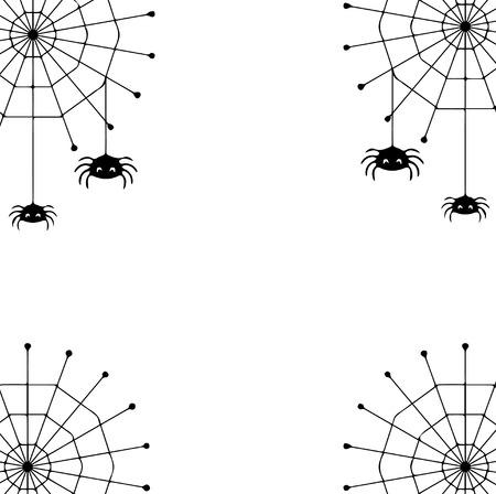 Web And Spiderのイラスト素材
