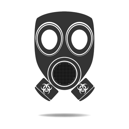Gas Mask with Biohazardのイラスト素材