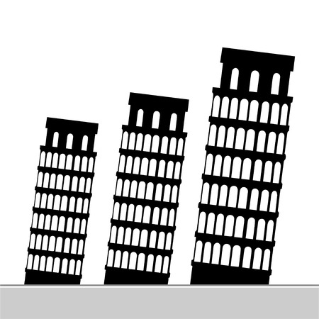 Pisa Towerのイラスト素材