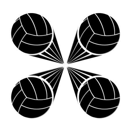 Volleyballのイラスト素材