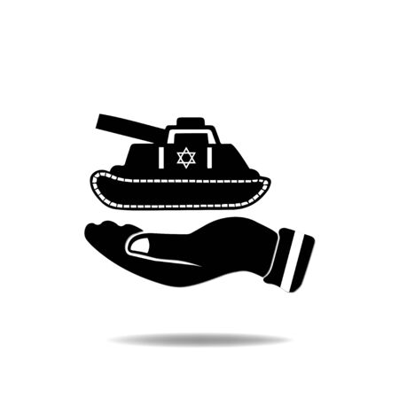Hand with Tankのイラスト素材