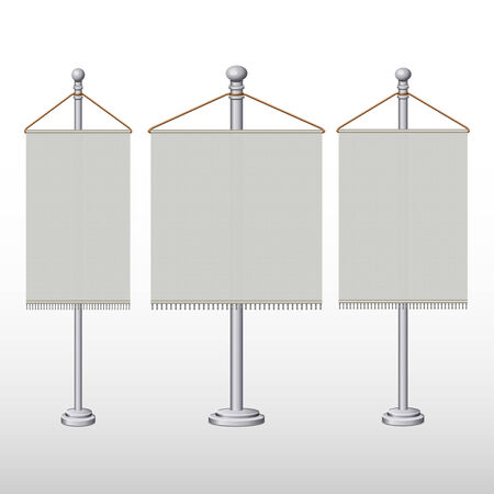 Flag Standsのイラスト素材