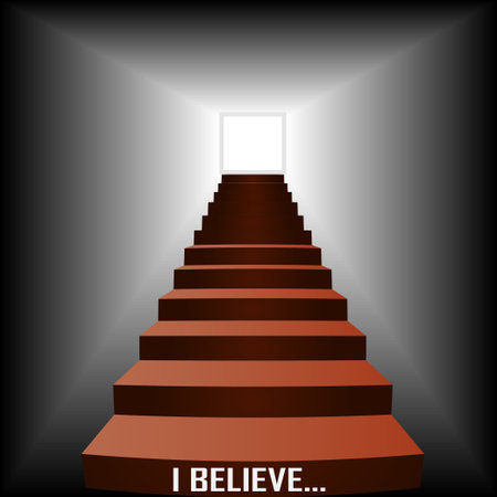 I BELIEVEのイラスト素材