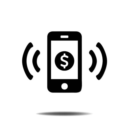 Mobile with Dollarのイラスト素材