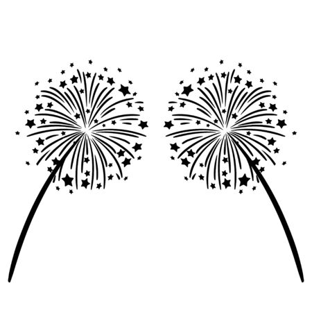 Fireworkのイラスト素材