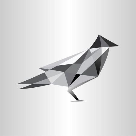 Cubist Bird Style Logoのイラスト素材