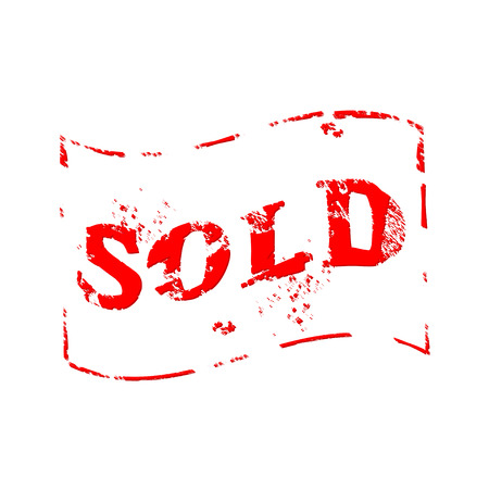 Sold Stampのイラスト素材