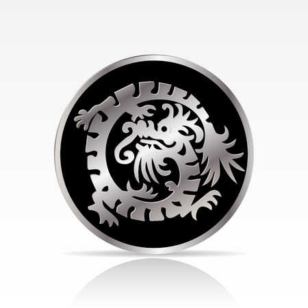 Dragon labelのイラスト素材