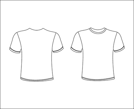 T-Shirtのイラスト素材