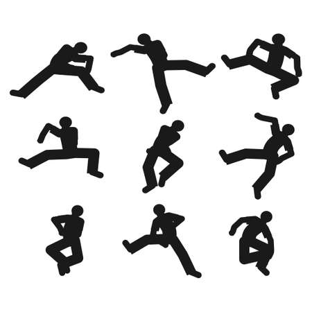 man silhouetteのイラスト素材
