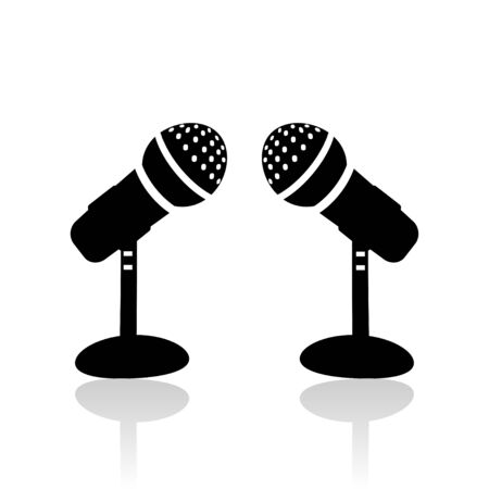 microphoneのイラスト素材