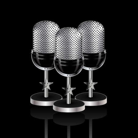 microphoneのイラスト素材