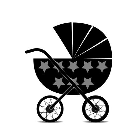 Baby carriageのイラスト素材