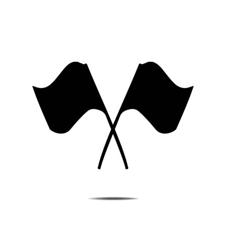 Flag Crossのイラスト素材