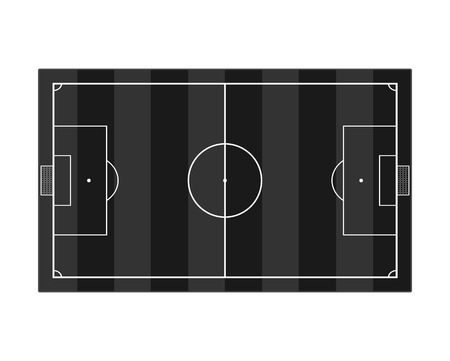 Soccer fieldのイラスト素材