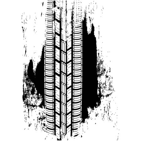 Tire Trackのイラスト素材