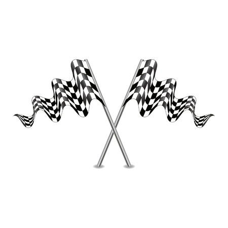 Flag-Crossのイラスト素材